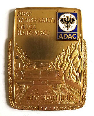 Plakette adac winter rallye - adac, winter-rallye
