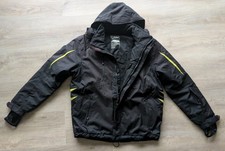 Skijacke Maier Sports Herren XL Schwarz mit gelben Applikationen 