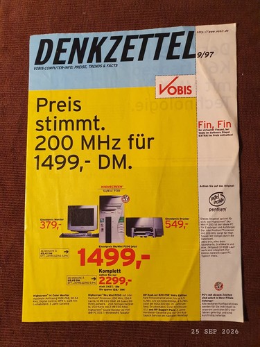 Alte werbung computer vobis - alte, "vobis"