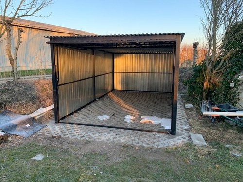 Blechgarage 3x5autounterstand - blechgarage,