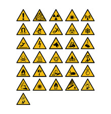 Aufkleber Warnzeichen Schild