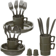 MFH Camping Geschirr 26-teilig 4 Personen Teller Tassen Besteck Outdoor Küche