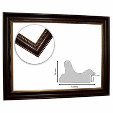 Rahmen "MICHIGAN", nußbaum