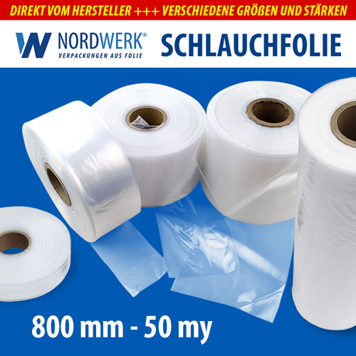 Ldpe schlauchfolie 800mm - schlauchfolie,