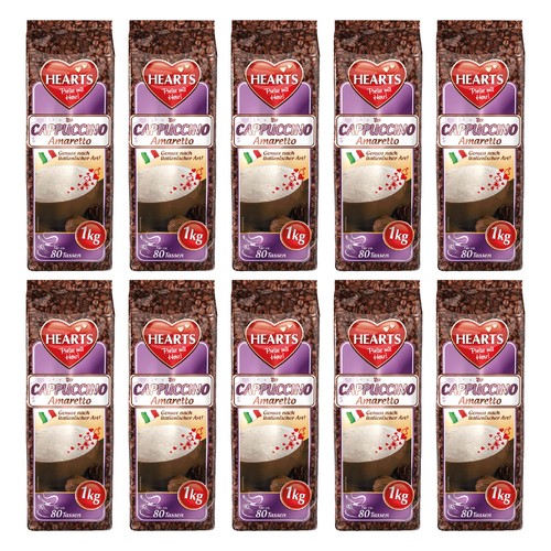 Hearts cappuccino amaretto - cappuccino,