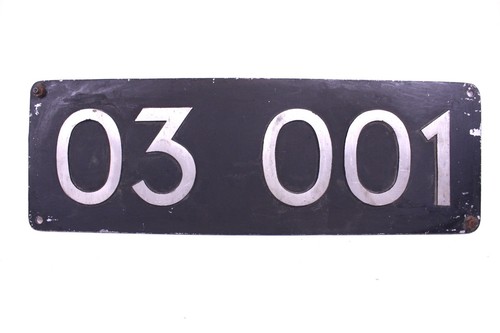 Lokschild 001 nachguss - br,