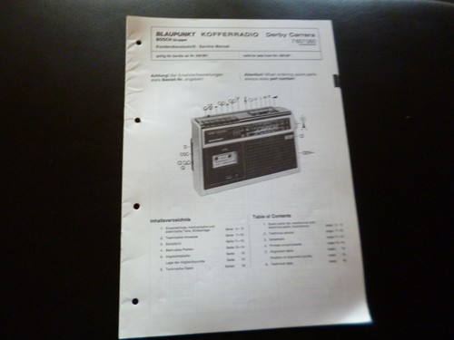 Original service manual - service,