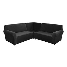 3-teiliger Velvet Sofabezug 5