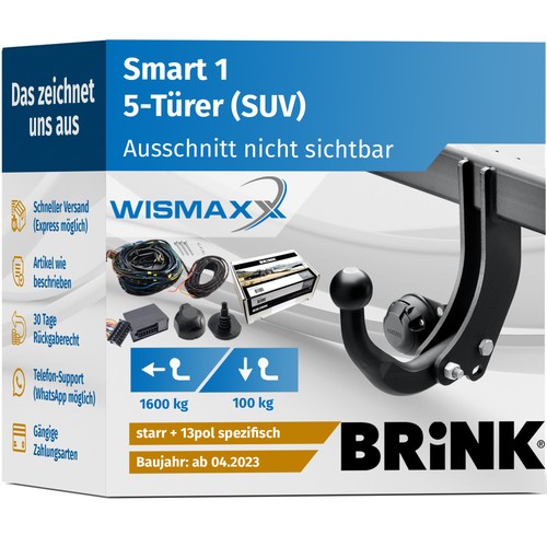 Anhängerkupplung für smart - smart, 1