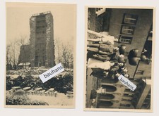 2 x Foto Wachenfeld Pfalz, Wehrmacht 1940, Vorfeld, Einquartierung (412a)