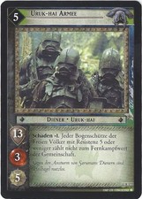 CCG 156 Lord of the Rings /Hobbit Schatten/Shadows 11R177 Uruk Hai Armee