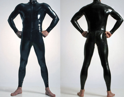 Latex anzug rubber gummi - rubber,