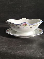 Sauciere mit Teller einteilig Hutschenreuther Maria Theresia Amalienburg