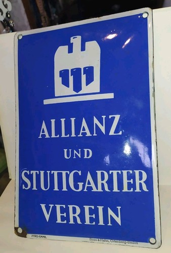 Altes blechschild - altes,