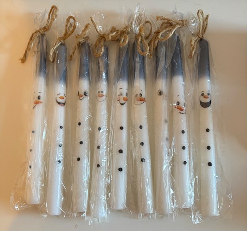 Kerzen schneemann - 9,