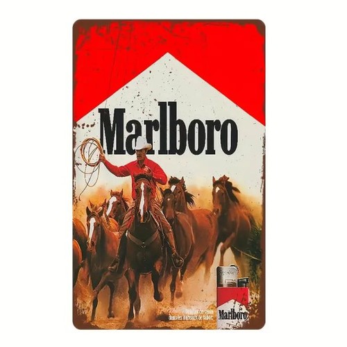 Blechschild marlboro werbung - blechschild,