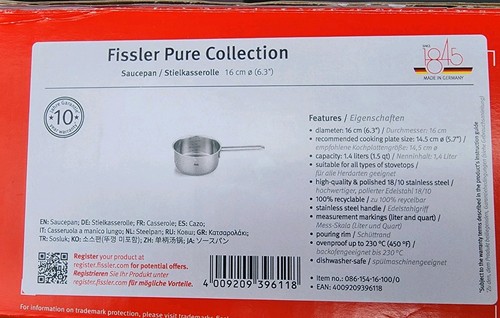 Fissler 086 154 100 pure - 086-154-100/0,