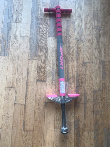Pogo stick rosa grau - pogo, gebraucht