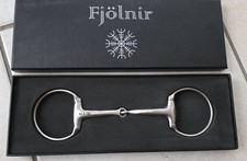 11,5 Edelstahl Olivenkopf Gebiss für Pferde, einfach gebrochen, Neu m.Verpackung