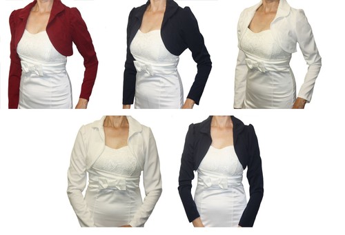 Bolero jacke mit puff - jacke, Ärmeln