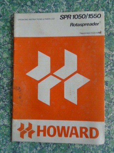 Howard rotavator spr 1050 - rotavator,