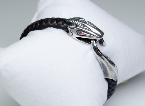 925 silber leder vintage - 925,