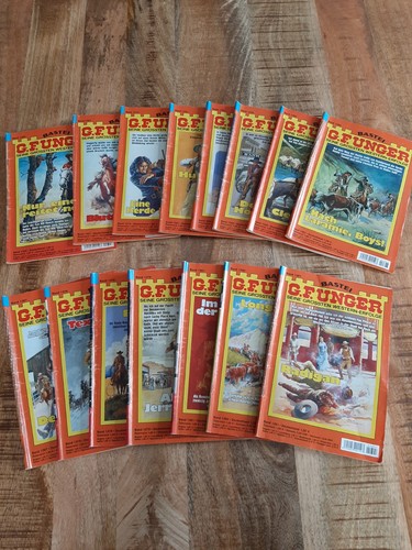 15x unger westernromane - g., f.