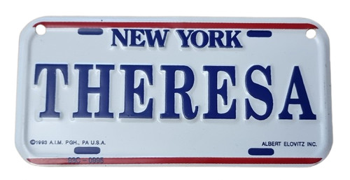 Blechschild new york theresa - blechschild,