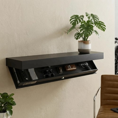 Wandmontiertes regal mit - wandmontiertes,