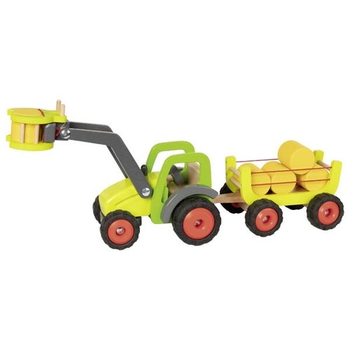 Goki frontlader mit heuwagen - mit,