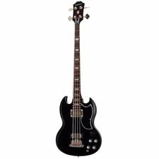 EPIPHONE SG EB-3 Bass Ebony ❘ E-Bass ❘ 2 Humbucker ❘ 3-Point-Bridge