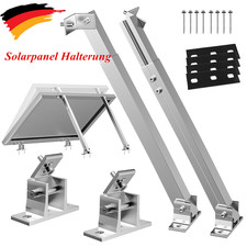 PV Solarpanel Halterung 0-60° Individuell Verstellbar Befestigung Montage DHL