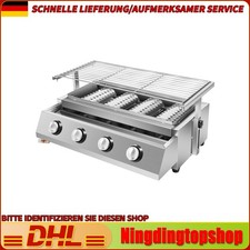 Edelstahl Brenner 4-Flammen