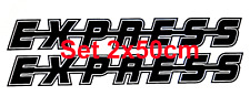 Dekor Aufkleber Express 2x 50cm Scheibendekor Truck LKW Folienaufkleber