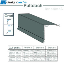 Pultdach nach Maß Winkelblech