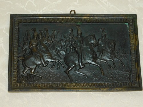 Plakette porträt bronzeguss - porträt,
