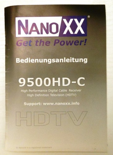 Nanoxx 9500 c - nanoxx,