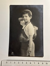 Foto-AK 1909 Schusterjunge mit Zigarette, Neusalz an der Oder, Polen Nowa Sól