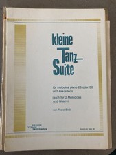 Kleine Tanz-Suite Melodica Piano 26 oder 36 Gitarre Franz Biebl Akkordeon Noten