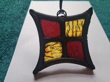 Altes Buntglas Bleistück bunt