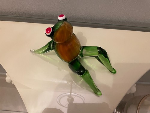 Frosch deko glaskunst murano - frosch,