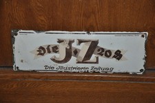 Altes Emailschild 30er