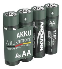 ANSMANN Wildkamera Akku AA 2100 mAh Ni-MH, 4 Stück