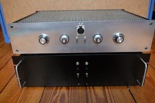 Röhrenvorverstärker Vollsymmetrisch Doppelmono mit separatem Netzteil