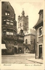 Darmstadt Partie an der Stadtkirche