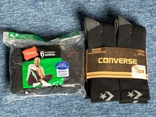 Neu 12 Paar schwarze Socken