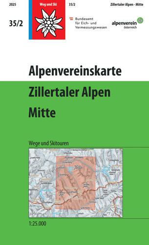 Alpenvereinskarte 25000 - alpenvereinskarte, |