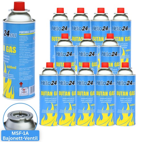 12x gaskartuschen butangas - 12x,