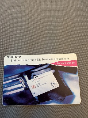 Telefonkarte telekom - telefonkarte, dm