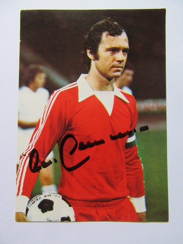 Franz beckenbauer signiert - franz,